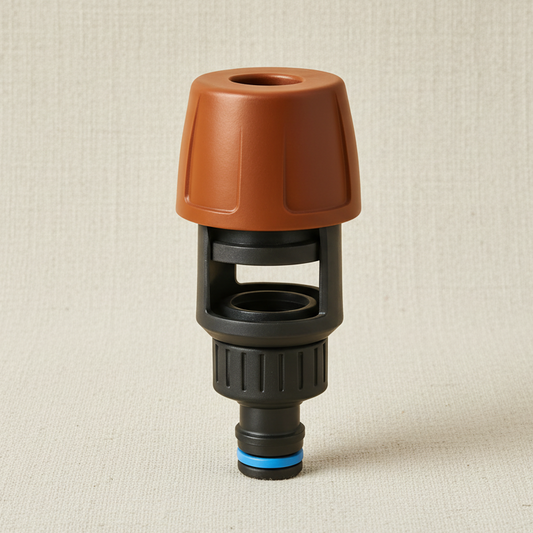 Holman universal tap adaptor for connecting a hose to fill a Labour & Love birth pool