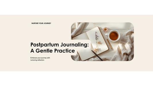 Soft editorial flat lay with an open journal, fountain pen, dried lavender and a ceramic mug on linen in warm morning light