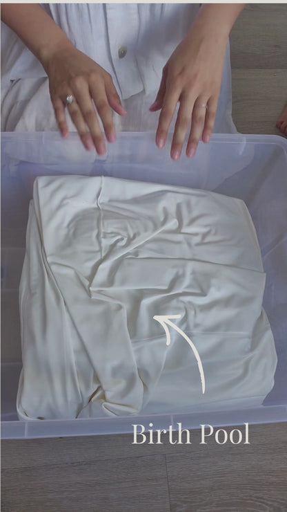 Video showing the content of the birth pool hire